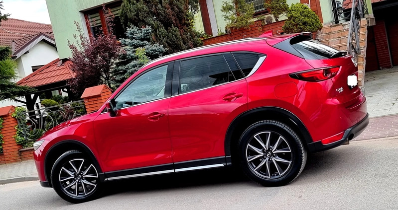 Mazda CX-5 cena 116900 przebieg: 76000, rok produkcji 2017 z Sierpc małe 781